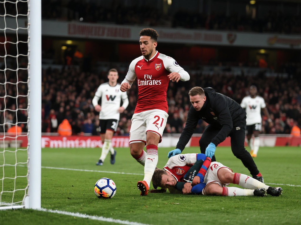 梅里诺破门致胜,萨卡再度闪耀,阿森纳2-1险胜富勒姆,两人伤退添隐忧 当一场激烈的英超对决在酋长球场上演时,胜